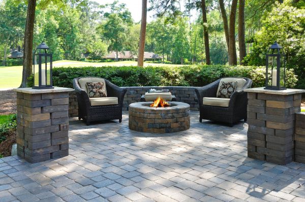 Fire Pit Installation in Saratoga Springs