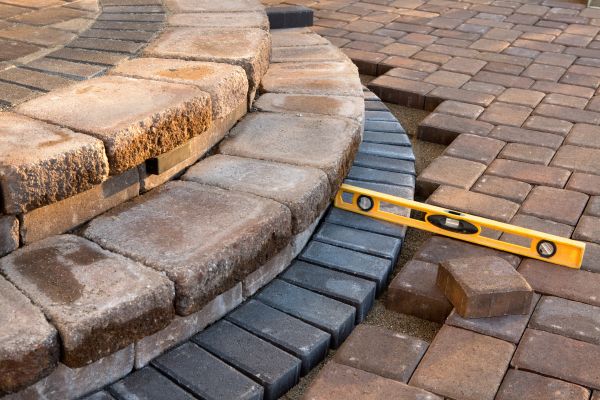 Sandstone Pavers Installation in Saratoga Springs