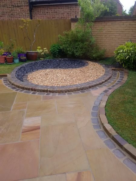 Sandstone Patio Installation in Saratoga Springs